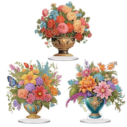 CXINLky DIY Diamond Painting Tisch Deko, 5D Diamant Painting Blumen Tischdeko, Diamant Malerei Stehend Kunst Set, Ornamente Geschenke für Zuhause,Büro Dekoration-05 CXINLky DIY Diamond Painting Tisch Deko, 5D Diamant Painting Blumen Tischdeko, Diamant Malerei Stehend Kunst Set, Ornamente Geschenke für Zuhause,Büro Dekoration-05 von CXINLky