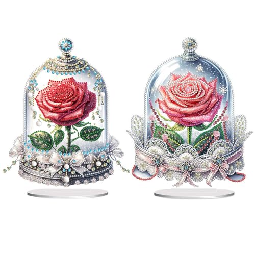 CXINLky DIY Diamond Painting Tisch Deko, 5D Diamant Painting Blumen Tischdeko, Diamant Malerei Stehend Kunst Set, Ornamente Geschenke für Zuhause,Büro Dekoration-36 CXINLky DIY Diamond Painting Tisch Deko, 5D Diamant Painting Blumen Tischdeko, Diamant Malerei Stehend Kunst Set, Ornamente Geschenke für Zuhause,Büro Dekoration-36 von CXINLky