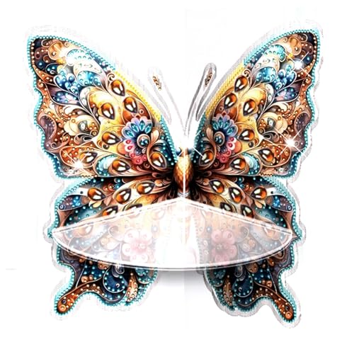 CXINLky Diamond Art Painting Tisch Eckregal Holz Hängeregal, 5D Diamand Art Schmetterling Bücherregal, Corner Shelf Eckregal Küche Organizer Regal für Küche Zuhause-04-Schmetterling CXINLky Diamond Art Painting Tisch Eckregal Holz Hängeregal, 5D Diamand Art Schmetterling Bücherregal, Corner Shelf Eckregal Küche Organizer Regal für Küche Zuhause-04-Schmetterling von CXINLky