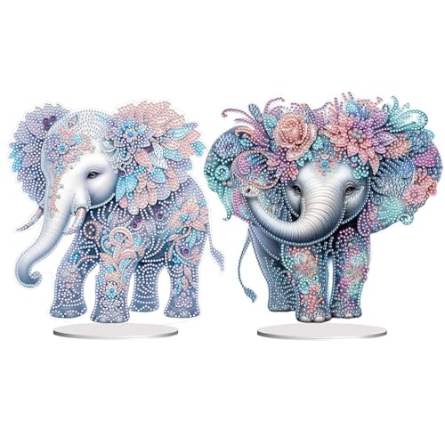 DIY Diamond Painting Tisch Deko, 5D Diamant Painting Tiere Tischdeko, Diamant Malerei Stehend Kunst Set, Ornamente Geschenke für Anfänger Zuhause,Büro Dekoration-2 Stuck-C DIY Diamond Painting Tisch Deko, 5D Diamant Painting Tiere Tischdeko, Diamant Malerei Stehend Kunst Set, Ornamente Geschenke für Anfänger Zuhause,Büro Dekoration-2 Stuck-C von CXINLky