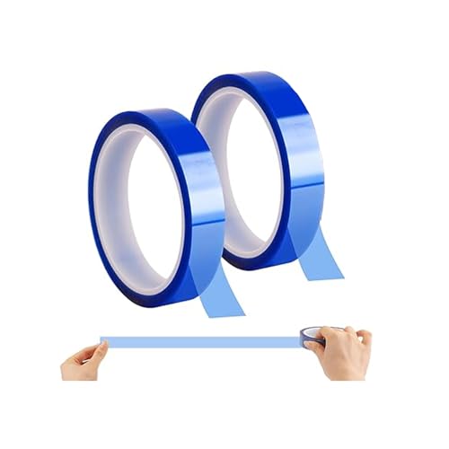 CXNXFD Hitzebeständiges Klebeband, 2 Rollen 20 mm x 33 m Thermoband, Wärmebänder für Wärmepresse, Sublimatione,Elektronik Druck,lektronische Leiterplatten,DIY Handwerk CXNXFD Hitzebeständiges Klebeband, 2 Rollen 20 mm x 33 m Thermoband, Wärmebänder für Wärmepresse, Sublimatione,Elektronik Druck,lektronische Leiterplatten,DIY Handwerk von CXNXFD