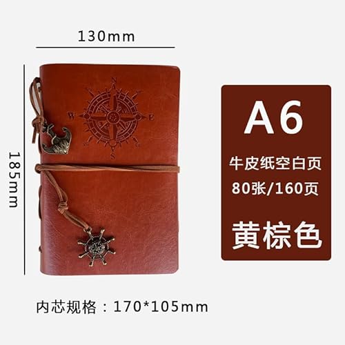 CXNXFD Leder Notizbuch Reisetagebuch Tagebuch Ringbuch Skizzenbuch Journal Reisenotizbuch Reisetagebuch zum Ausfüllen Travel Book A6, Kompass-Design Braun CXNXFD Leder Notizbuch Reisetagebuch Tagebuch Ringbuch Skizzenbuch Journal Reisenotizbuch Reisetagebuch zum Ausfüllen Travel Book A6, Kompass-Design Braun von CXNXFD