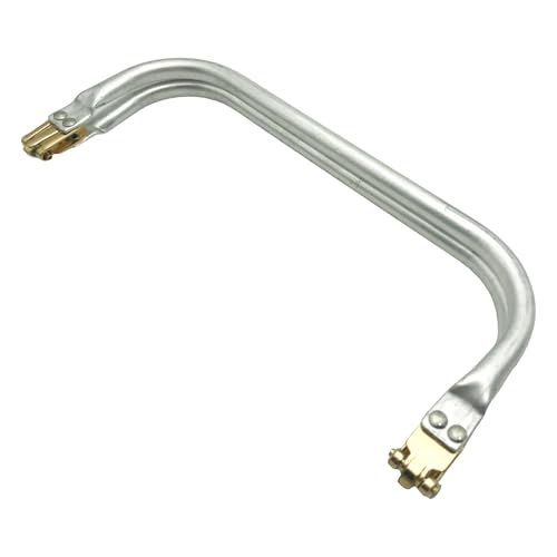 CW007 Metallrahmen für Geldbörsen, Aluminium, Griff, Bogen, Innenrohrrahmen, Kussverschluss, Schloss, Taschenrahmen für Heimwerker, Handtaschen, Nähen, Reparaturen (30 x 10 cm) von CYATHAGOR