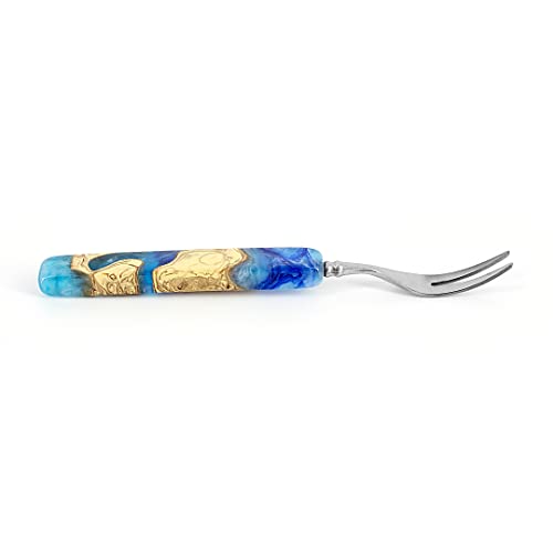 Cyborg Hookah Shisha Gabel aus Epoxidharz für einen idealen Kopfbau ca. 17cm - Aqua Silber Cyborg Hookah Shisha Gabel aus Epoxidharz für einen idealen Kopfbau ca. 17cm - Aqua Silber von Cyborg
