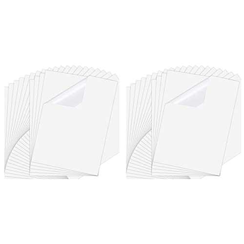 CYBUCH 50 Blatt, 21,9 x 29,5 cm (8,3 x 11,6 Zoll), Tintenstrahldrucker, Papier zum trockenen Drucken, Transparenz, schnelle Folie für Tintenstrahldrucker von CYBUCH