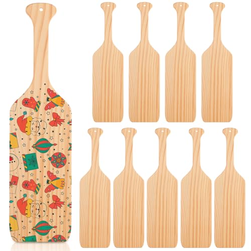 CYEAH 10 Stück 38,1 cm griechische Brüderschaftspaddel, massives Sorority-Holzpaddel, unlackiertes Kiefernholzpaddel CYEAH 10 Stück 38,1 cm griechische Brüderschaftspaddel, massives Sorority-Holzpaddel, unlackiertes Kiefernholzpaddel von CYEAH
