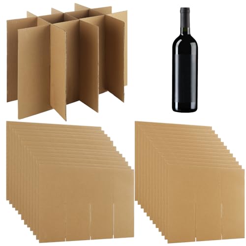 CYEAH 13 Sets Glasverpackungs-Kits, 40,6 x 30,5 x 30,5 cm, Glasteiler-Set für Umzug, Weinglaswaren, Geschirrverpackung, Umzugskartons, Einsätze, Umzugskarton, Trennwände für Weingläser, Küche CYEAH 13 Sets Glasverpackungs-Kits, 40,6 x 30,5 x 30,5 cm, Glasteiler-Set für Umzug, Weinglaswaren, Geschirrverpackung, Umzugskartons, Einsätze, Umzugskarton, Trennwände für Weingläser, Küche von CYEAH