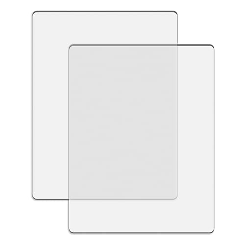 1 Paar Standard-Schneidepads für Stanzmaschine, 21,6 x 15,5 x 0,3 cm, 2 Packungen, transparente Polycarbonat-Kunststoffplatten für Stanzarbeiten, Scrapbooking-Zubehör von CYFUN DESIGN