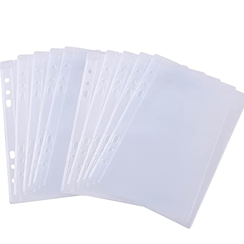 10 Blatt Bindertaschen Taschen A5 Größe 6 Loch Ordner Ordner für Stanzformen und Briefmarken Aufbewahrung, wasserdichte PVC transparente Taschen Protektoren für Stanzformen Schablone Stempel Basteln 10 Blatt Bindertaschen Taschen A5 Größe 6 Loch Ordner Ordner für Stanzformen und Briefmarken Aufbewahrung, wasserdichte PVC transparente Taschen Protektoren für Stanzformen Schablone Stempel Basteln von CYFUN DESIGN