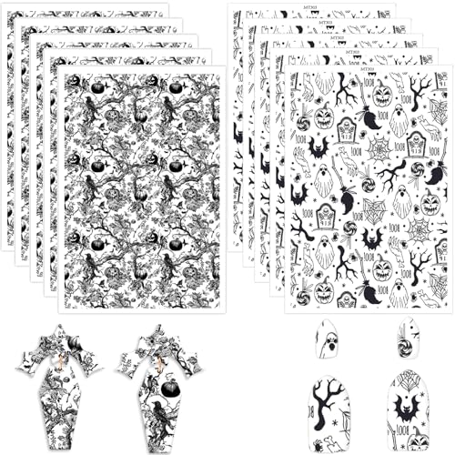 10 Stück Halloween Polymer Clay Transferpapier, 2 Designs, Halloween, schwarze Zweige, Kürbis, Besen, Geist, wasserlösliche Transferfolie für Polymerton, Ohrringe, Schmuckherstellung, DIY-Projekte, 14 10 Stück Halloween Polymer Clay Transferpapier, 2 Designs, Halloween, schwarze Zweige, Kürbis, Besen, Geist, wasserlösliche Transferfolie für Polymerton, Ohrringe, Schmuckherstellung, DIY-Projekte, 14 von CYFUN DESIGN