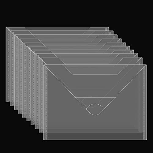 10 Stück Stempel und Stanzformen Aufbewahrungstasche,22,2x15,2cm, große Kunststoff-Umschläge,transparente Kunststoff Ordner zum Schneiden von Stanzformen,Schablonen,Prägearbeiten,Basteln,Organizer 10 Stück Stempel und Stanzformen Aufbewahrungstasche,22,2x15,2cm, große Kunststoff-Umschläge,transparente Kunststoff Ordner zum Schneiden von Stanzformen,Schablonen,Prägearbeiten,Basteln,Organizer von CYFUN DESIGN