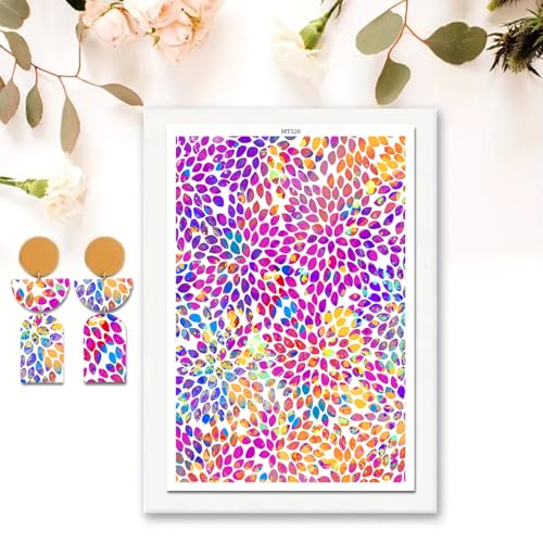 10 Stück Ton-Transferpapier für Bastelarbeiten, Regentropfen, Wasser, Polymer-Ton, Transferpapier für Polymerton, Schmuck, Ohrringe, 14 x 8 cm 10 Stück Ton-Transferpapier für Bastelarbeiten, Regentropfen, Wasser, Polymer-Ton, Transferpapier für Polymerton, Schmuck, Ohrringe, 14 x 8 cm von CYFUN DESIGN