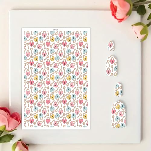 10 Stück Valentinstag-Ton-Transferpapier für Bastelarbeiten, Herzen und Schlüssel, magisches Wasser, Polymer-Ton, Transferpapier für Polymerton, Schmuck, Ohrringe, 14 x 8 cm 10 Stück Valentinstag-Ton-Transferpapier für Bastelarbeiten, Herzen und Schlüssel, magisches Wasser, Polymer-Ton, Transferpapier für Polymerton, Schmuck, Ohrringe, 14 x 8 cm von CYFUN DESIGN