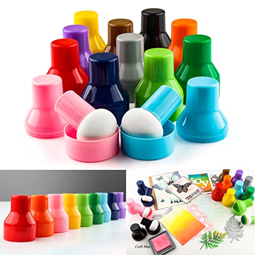 12 Stück/Sets Tintenapplikator mit Aufbewahrungsboxen,Papierzange für direkte Tinte auf Bastelprojekten,einfach,Tintenschwamm für Stempel,Tinte,Useding, Mischen, Kartenherstellung,Bastelwerkzeuge 12 Stück/Sets Tintenapplikator mit Aufbewahrungsboxen,Papierzange für direkte Tinte auf Bastelprojekten,einfach,Tintenschwamm für Stempel,Tinte,Useding, Mischen, Kartenherstellung,Bastelwerkzeuge von CYFUN DESIGN