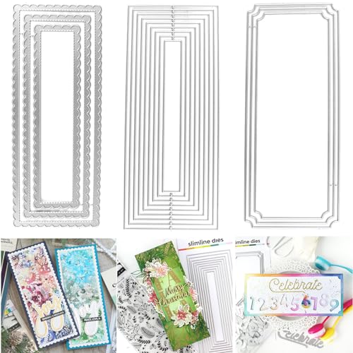 3 Sets verschachtelte, genähte rechteckige Stanzformen für Kartenherstellung, verschachtelte Tickets, Rahmen, Metall-Stanzformen für DIY, Scrapbooking, Papierbasteln, Handarbeit, Scrapbooking, 3 Sets verschachtelte, genähte rechteckige Stanzformen für Kartenherstellung, verschachtelte Tickets, Rahmen, Metall-Stanzformen für DIY, Scrapbooking, Papierbasteln, Handarbeit, Scrapbooking, von CYFUN DESIGN