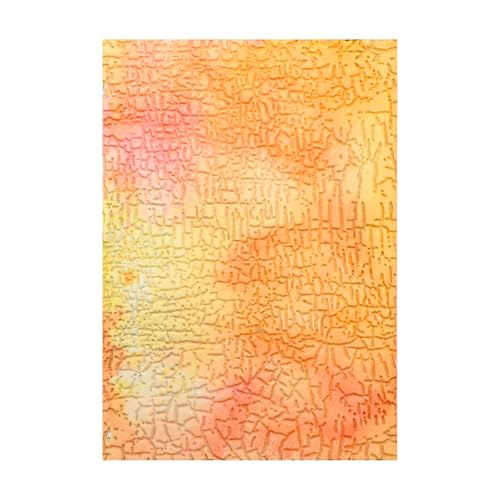 3D-Prägeschablone, unregelmäßiges Muster, rissig, Kunststoff, Prägung, Textur, verblasst Ordner, Vorlage für Kartenherstellung, DIY, Scrapbooking und andere Papierbastelprojekte, von CYFUN DESIGN