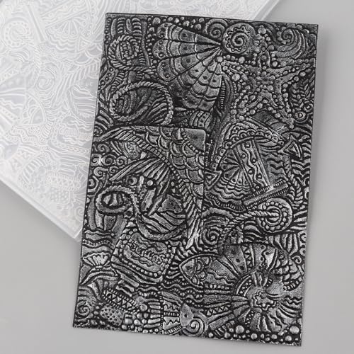 3D-Prägeschablone für Kartenherstellung, Meeresboden, Kunststoff, Prägeschablone für Kartenherstellung, DIY, Scrapbooking, Unterwasserwelt, Hintergrundvorlage für Papierbasteln, Kunsthandwerk 3D-Prägeschablone für Kartenherstellung, Meeresboden, Kunststoff, Prägeschablone für Kartenherstellung, DIY, Scrapbooking, Unterwasserwelt, Hintergrundvorlage für Papierbasteln, Kunsthandwerk von CYFUN DESIGN