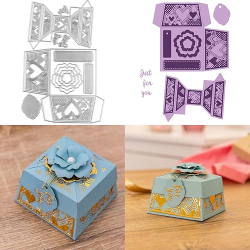 CYFUN DESIGN 3D-Pop-Up-Box Metall-Stanzformen für Kartenherstellung DIY Scrapbooking Schmuckkästchen Metall-Stanzformen für Papierbasteln Handarbeit Prägeschablone Stanzschablone Weihnachten Halloween CYFUN DESIGN 3D-Pop-Up-Box Metall-Stanzformen für Kartenherstellung DIY Scrapbooking Schmuckkästchen Metall-Stanzformen für Papierbasteln Handarbeit Prägeschablone Stanzschablone Weihnachten Halloween von CYFUN DESIGN