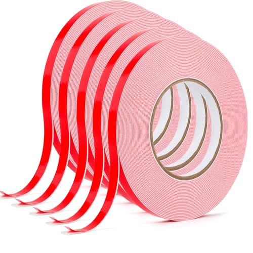 Doppelseitige, selbstklebende Schaumstoffrolle für Kartenherstellung, 5 Rollen Bastelschaum-Klebeband für die geringste Menge an Pop für alle Ihre Papier-Bastelprojekte. Shaker-Karte, 1 cm x 10 m, 1 Doppelseitige, selbstklebende Schaumstoffrolle für Kartenherstellung, 5 Rollen Bastelschaum-Klebeband für die geringste Menge an Pop für alle Ihre Papier-Bastelprojekte. Shaker-Karte, 1 cm x 10 m, 1 von CYFUN DESIGN