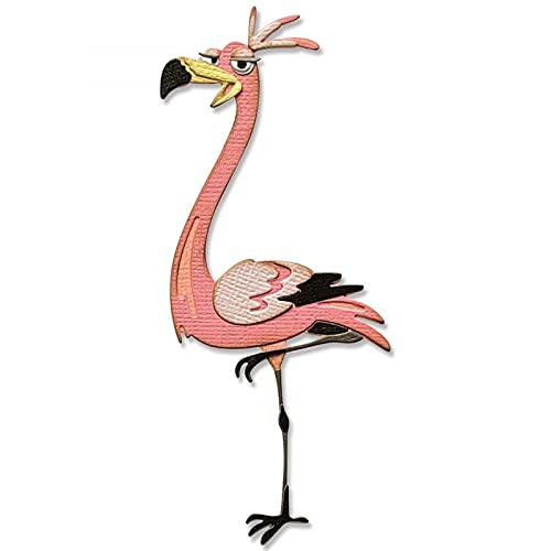 Flamingo-Stanzformen für Kartenherstellung,DIY,Scrapbooking,Metall-Stanzformen für Papier,Kunsthandwerk,Scrapbooking, Zubehör,Scrapbooking,Fotoalbum, Dekoration,Metall-Stanzschablonen,Kunstbedarf von CYFUN DESIGN