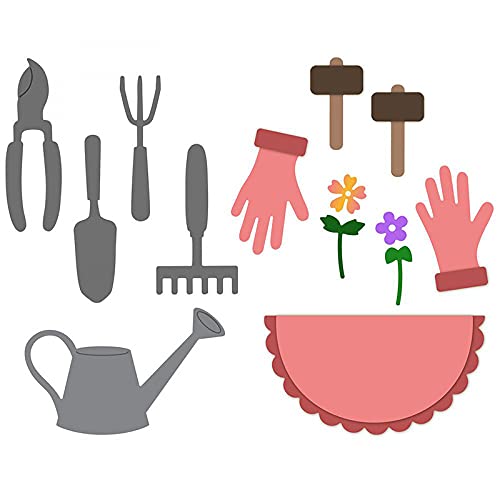 Gartenwerkzeug Stanzformen für die Kartenherstellung Handschuhe Gießkannen Blumen Stanzformen Metall für DIY Scrapbooking Papierkartenbasteln Kunsthandwerk Prägeschablone Stanzformen Stanzschablone Gartenwerkzeug Stanzformen für die Kartenherstellung Handschuhe Gießkannen Blumen Stanzformen Metall für DIY Scrapbooking Papierkartenbasteln Kunsthandwerk Prägeschablone Stanzformen Stanzschablone von CYFUN DESIGN