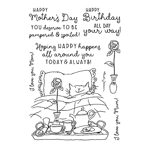 Happy Mother's Day Cats Sleeping Warm Time Stanzschablonen und Stempel-Sets für Kartenherstellung Metall-Stanzformen und transparenter Gummistempel für Papierbastelarbeiten Handarbeiten Scrapbooking Happy Mother's Day Cats Sleeping Warm Time Stanzschablonen und Stempel-Sets für Kartenherstellung Metall-Stanzformen und transparenter Gummistempel für Papierbastelarbeiten Handarbeiten Scrapbooking von CYFUN DESIGN