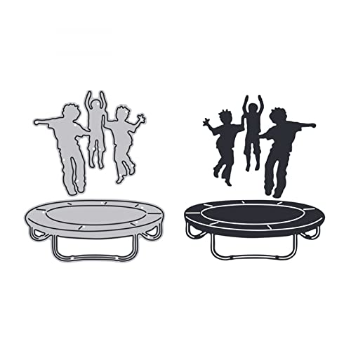 Kinder spielen im Trampolin Stanzformen für Kartenherstellung Prägeschablone Stanzformen Stanzschablonenformen Kinder Stanzformen aus Metall für Papierherstellung Kunsthandwerk Scrapbooking Zubehör Kinder spielen im Trampolin Stanzformen für Kartenherstellung Prägeschablone Stanzformen Stanzschablonenformen Kinder Stanzformen aus Metall für Papierherstellung Kunsthandwerk Scrapbooking Zubehör von CYFUN DESIGN
