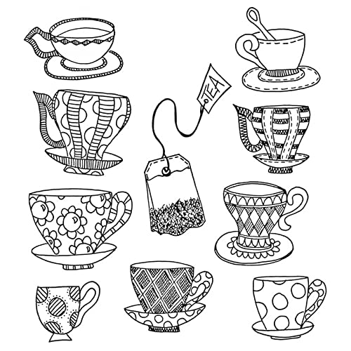 Kreative Stempel für Tee, Kaffeetassen, transparent, Silikon, Siegelstempel für Kartenherstellung, Scrapbooking, Teeanhänger, transparenter Gummistempel für Papierbasteln, Kunstbedarf, Scrapbook, Kreative Stempel für Tee, Kaffeetassen, transparent, Silikon, Siegelstempel für Kartenherstellung, Scrapbooking, Teeanhänger, transparenter Gummistempel für Papierbasteln, Kunstbedarf, Scrapbook, von CYFUN DESIGN