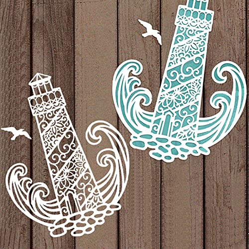 Leuchtturm-Möwen-Stanzformen für Kartenherstellung, Scrapbooking, Metall-Stanzformen für Papierbasteln, Kunsthandwerk, Metallschablone, Stanzschablonen, Kunstbedarf, Scrapbooking, Fotoalbum, Leuchtturm-Möwen-Stanzformen für Kartenherstellung, Scrapbooking, Metall-Stanzformen für Papierbasteln, Kunsthandwerk, Metallschablone, Stanzschablonen, Kunstbedarf, Scrapbooking, Fotoalbum, von CYFUN DESIGN