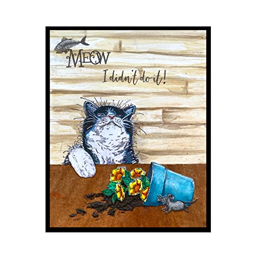 Niedliche Katzen-Stempel für Kartenherstellung, DIY, Scrapbooking, Fische, Miau, You 're the Cat's Whiskers Words Phrase, transparente Silikondichtung, Stempel, Stempel für Papierbasteln, Niedliche Katzen-Stempel für Kartenherstellung, DIY, Scrapbooking, Fische, Miau, You 're the Cat's Whiskers Words Phrase, transparente Silikondichtung, Stempel, Stempel für Papierbasteln, von CYFUN DESIGN