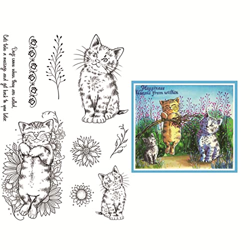 Niedlicher Katzen Stempel für Kartenherstellung Blatt Sonnenblume transparenter Silikon Siegel Stempel für DIY Scrapbooking Papier Basteln Handwerk Scrapbooking Zubehör Hunde kommen wenn sie genannt Niedlicher Katzen Stempel für Kartenherstellung Blatt Sonnenblume transparenter Silikon Siegel Stempel für DIY Scrapbooking Papier Basteln Handwerk Scrapbooking Zubehör Hunde kommen wenn sie genannt von CYFUN DESIGN