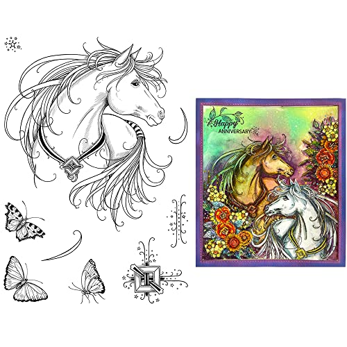 Pferdestempel für Kartengestaltung, Schmetterlinge, transparente Silikondichtung, Stempel, für DIY, Scrapbooking, Papier, Basteln, Scrapbooking, Zubehör, Scrapbooking, Fotoalbum, Dekoration, Tiere Pferdestempel für Kartengestaltung, Schmetterlinge, transparente Silikondichtung, Stempel, für DIY, Scrapbooking, Papier, Basteln, Scrapbooking, Zubehör, Scrapbooking, Fotoalbum, Dekoration, Tiere von CYFUN DESIGN