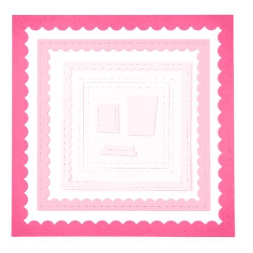 Quadratische Metall-Stanzformen für Kartenherstellung, DIY, Scrapbooking, Nesting, Grundrahmen, Stanzformen für Bastelarbeiten, Papierbasteln, Handarbeit, Kunstbedarf, Srapbook-Dekor, große Größe, 20 Quadratische Metall-Stanzformen für Kartenherstellung, DIY, Scrapbooking, Nesting, Grundrahmen, Stanzformen für Bastelarbeiten, Papierbasteln, Handarbeit, Kunstbedarf, Srapbook-Dekor, große Größe, 20 von CYFUN DESIGN