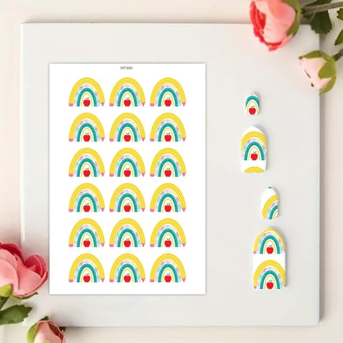 Regenbogen-Ton-Transferpapier für Bastelarbeiten, magisches Wasser, Polymer-Ton, Transferpapier für Modelliermasse, Schmuck, Ohrringe, 10 Stück Regenbogen-Ton-Transferpapier für Bastelarbeiten, magisches Wasser, Polymer-Ton, Transferpapier für Modelliermasse, Schmuck, Ohrringe, 10 Stück von CYFUN DESIGN