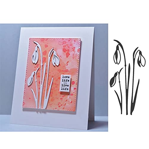 Schneeglöckchen-Stanzformen für Kartenherstellung, Blume, Metall-Stanzformen für DIY, Scrapbooking, Papierbasteln, Handarbeit, Scrapbooking, Prägeschablone, Stanzschablonen, Kunstbedarf Schneeglöckchen-Stanzformen für Kartenherstellung, Blume, Metall-Stanzformen für DIY, Scrapbooking, Papierbasteln, Handarbeit, Scrapbooking, Prägeschablone, Stanzschablonen, Kunstbedarf von CYFUN DESIGN
