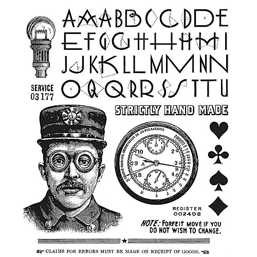 The Inspector Stempel für Kartenherstellung, DIY, Scrapbooking, kreative Alphabete, transparenter Silikondichtungsstempel, Stempel, für Papierbasteln, Handarbeit, Scrapbooking, Zubehör, Scrapbook, The Inspector Stempel für Kartenherstellung, DIY, Scrapbooking, kreative Alphabete, transparenter Silikondichtungsstempel, Stempel, für Papierbasteln, Handarbeit, Scrapbooking, Zubehör, Scrapbook, von CYFUN DESIGN