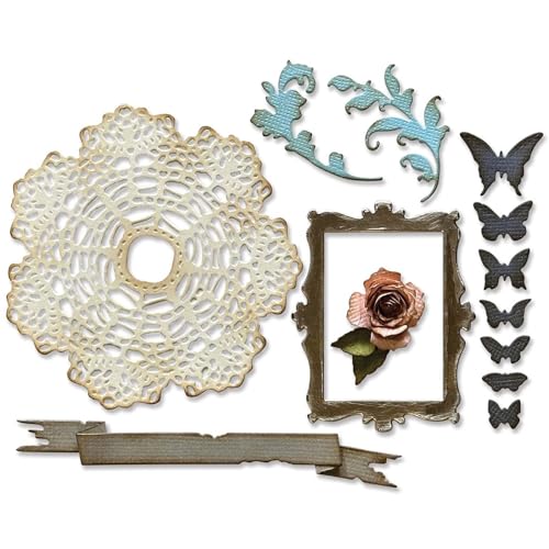 Vault Boutique Stanzschablone für Kartenherstellung, Scrapbooking, Schmetterlinge, Rose, kunstvoller Rahmen, Metall-Stanzformen für Papierbasteln, Handarbeit, Scrapbooking, Prägeschablone, Vault Boutique Stanzschablone für Kartenherstellung, Scrapbooking, Schmetterlinge, Rose, kunstvoller Rahmen, Metall-Stanzformen für Papierbasteln, Handarbeit, Scrapbooking, Prägeschablone, von CYFUN DESIGN
