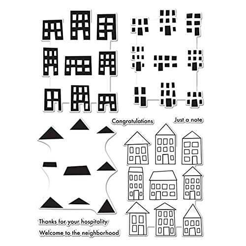 Verschiedene Gebäude-Häuser-Krankenhaus-Stempel für die Kartenherstellung Herzlichen Glückwunsch, Danke für Ihre Gastfreundschaft Worte Phrase Transparenter Silikon-Stempel für DIY Scrapbooking Verschiedene Gebäude-Häuser-Krankenhaus-Stempel für die Kartenherstellung Herzlichen Glückwunsch, Danke für Ihre Gastfreundschaft Worte Phrase Transparenter Silikon-Stempel für DIY Scrapbooking von CYFUN DESIGN