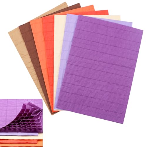 Wabenpapier-Bastelblöcke für Bastelarbeiten, 3D-Bastel- und Pop-Up-Karten, 30 Schichten, Mini-Klebelinie, 21,1 x 14,7 cm, Wabenpapierblock für Kartenherstellung, Verzierungen, Kunstbedarf von CYFUN DESIGN