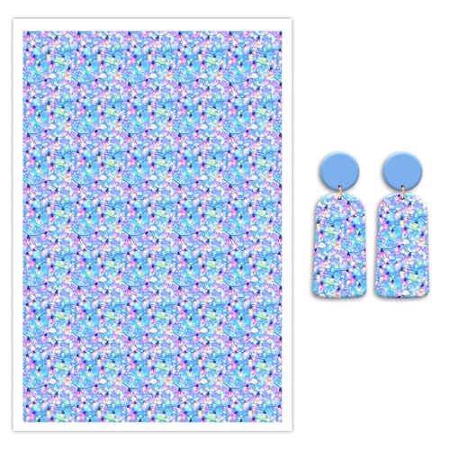 Weihnachts-Transferpapier für Ohrringe und Polymerton, wasserlösliche Transferfolie für Polymerton, DIY, Kunst, Handwerk, Schmuck, Ohrringe, 10 Stück Weihnachts-Transferpapier für Ohrringe und Polymerton, wasserlösliche Transferfolie für Polymerton, DIY, Kunst, Handwerk, Schmuck, Ohrringe, 10 Stück von CYFUN DESIGN