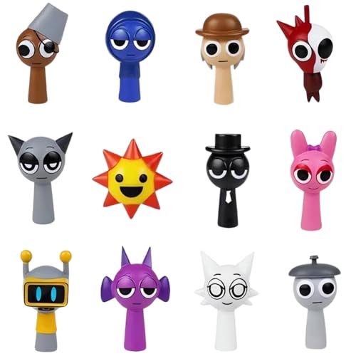 CYGMRFH 12 Stück Rhythmus Musik Figuren Set Beatbox Stil Miniatur Figuren Sammlung Lustige Dekofiguren für Kinder Erwachsene Schreibtisch Party Tortenaufsätze CYGMRFH 12 Stück Rhythmus Musik Figuren Set Beatbox Stil Miniatur Figuren Sammlung Lustige Dekofiguren für Kinder Erwachsene Schreibtisch Party Tortenaufsätze von CYGMRFH