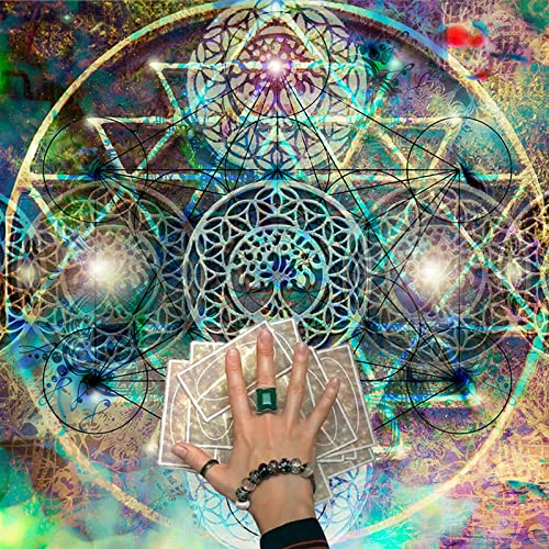 CYILPR 60x60cm Tarot Karte Tischdecke Flanell Geometrische Figur Divination Tuch Brettspiel Orakel Karte Pad Unterstützung CYILPR 60x60cm Tarot Karte Tischdecke Flanell Geometrische Figur Divination Tuch Brettspiel Orakel Karte Pad Unterstützung von CYILPR