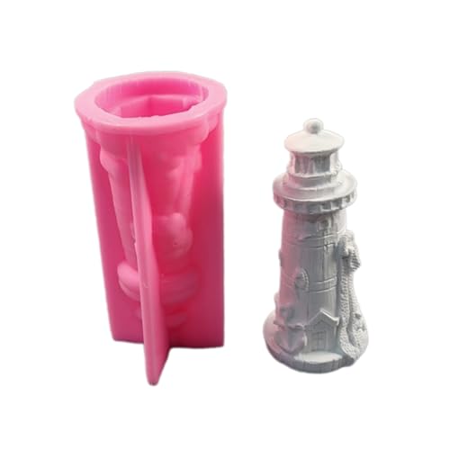 CYILPR Kerzenformen, Leuchtturm-Statue, Silikonform für Heimdekoration, Epoxidharz, Gips und Fondant CYILPR Kerzenformen, Leuchtturm-Statue, Silikonform für Heimdekoration, Epoxidharz, Gips und Fondant von CYILPR