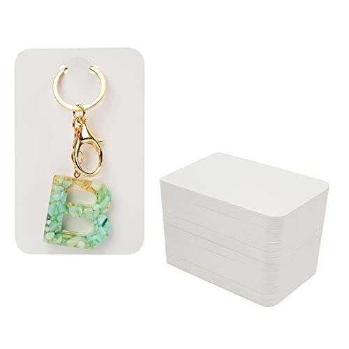 CYILPR Schmuck-Display-Karten, 50 Stück, Schlüsselanhänger-Kartenhalter für Display, Schlüsselanhänger, Karte, Schmuckverpackung, Schmuck, Schlüsselanhängerhalter, Karte zum Verkauf CYILPR Schmuck-Display-Karten, 50 Stück, Schlüsselanhänger-Kartenhalter für Display, Schlüsselanhänger, Karte, Schmuckverpackung, Schmuck, Schlüsselanhängerhalter, Karte zum Verkauf von CYILPR
