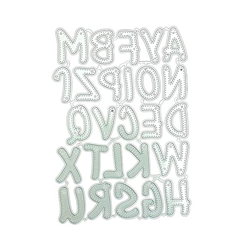 CYILPR Stanzformen aus Metall, Stanzformen, Buchstabenprägung, zum Basteln von Geburtstagskarten, Scrapbooking, Alben, Partyeinladungen CYILPR Stanzformen aus Metall, Stanzformen, Buchstabenprägung, zum Basteln von Geburtstagskarten, Scrapbooking, Alben, Partyeinladungen von CYILPR