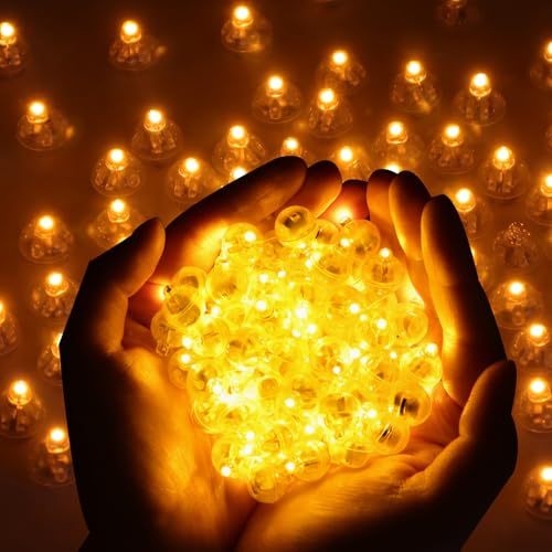 CYIOU 100 Stück Led Ballons Runde Warmes Gelb Luftballons mit Licht Hochzeit Mini Led Licht Geeignet für Geburtstag Hochzeit Halloween Weihnachten Dekoration Beleuchtung Karneval Bar Klub Dekoration CYIOU 100 Stück Led Ballons Runde Warmes Gelb Luftballons mit Licht Hochzeit Mini Led Licht Geeignet für Geburtstag Hochzeit Halloween Weihnachten Dekoration Beleuchtung Karneval Bar Klub Dekoration von CYIOU