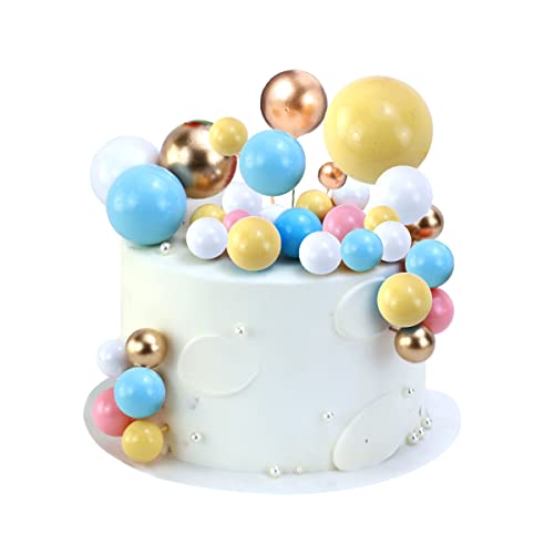 CYIOU 55 Stück Kuchendekoration Schaumkugeln Sport Kuchendekoration DIY Kuchendekoration Kugel Kucheneinsatz Dekoration Geeignet für Party Hochzeit Festliche Dekoration CYIOU 55 Stück Kuchendekoration Schaumkugeln Sport Kuchendekoration DIY Kuchendekoration Kugel Kucheneinsatz Dekoration Geeignet für Party Hochzeit Festliche Dekoration von CYIOU