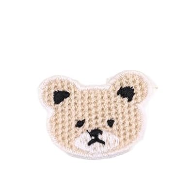 CYJAZNHH 30 Stück Stickerei-Aufnäher for Aufbügeln for die Reparatur von Kleidung – 2–5 cm große Applikationen for Aufnähen for Jeans und Jacken(Bear 4 * 2.5cm) von CYJAZNHH