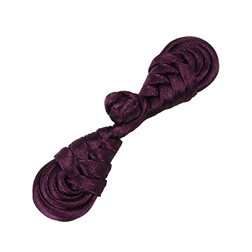 Chinesische Knotenknöpfe, Packung mit 10 Paar Knöpfen for Cheongsam, mehrfarbig(Deep Purple) von CYJAZNHH