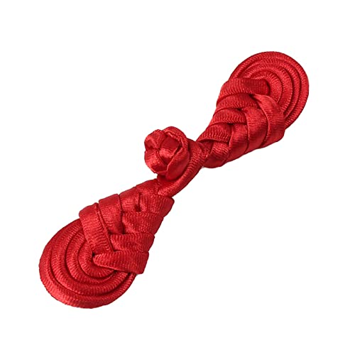 Chinesische Knotenknöpfe, Packung mit 10 Paar Knöpfen for Cheongsam, mehrfarbig(Deep Red) von CYJAZNHH